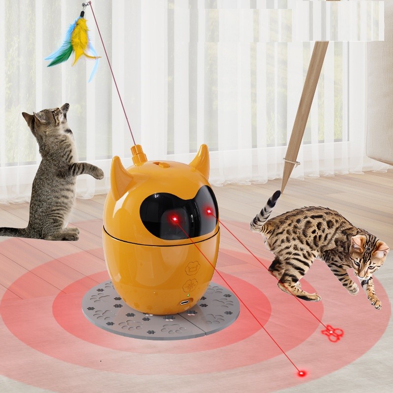 Cat Toy Manufacturer - 3 in 1 Self-amusement Laser Device