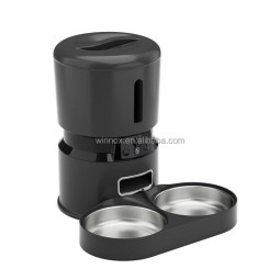 Pet Feeder Supplier - Double Bowl Automatic Stainless Steel