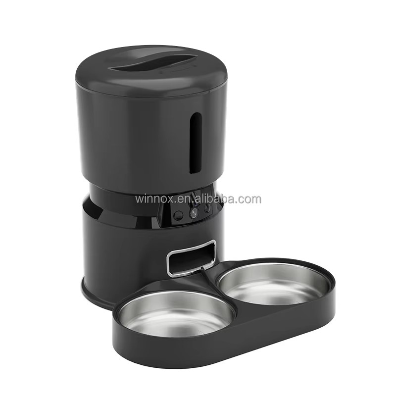 Pet Feeder Supplier - Double Bowl Automatic Stainless Steel