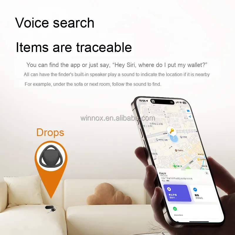 GPS Locator Manufacturer - MFi Certified Find My Tag