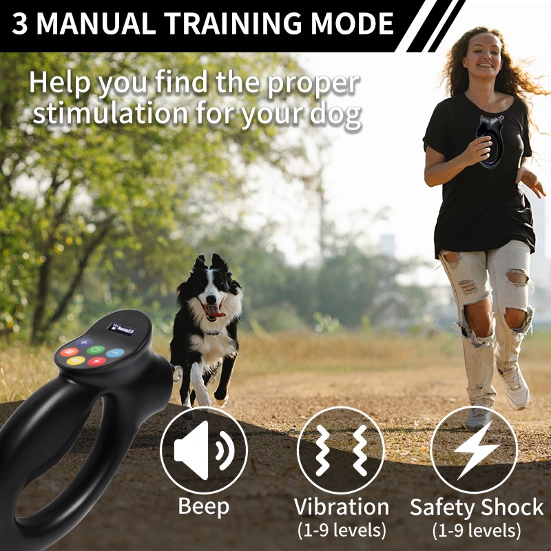 Dog Training Collar Factory - 2 in 1 Retractable Anti Bark