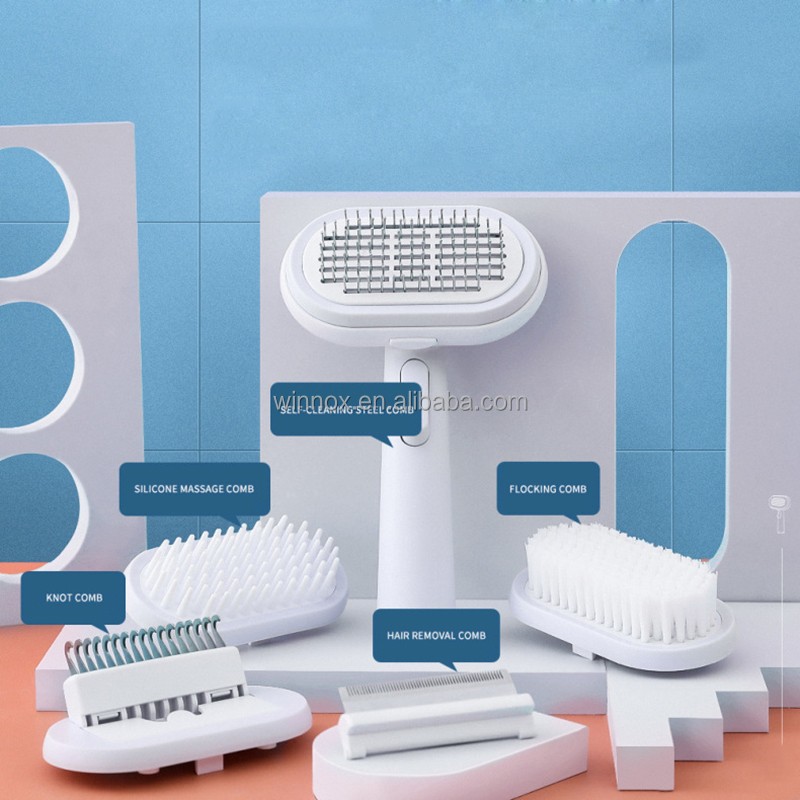 Pet Hair Brush Manufacturer - Five-In-One Automatic Massage