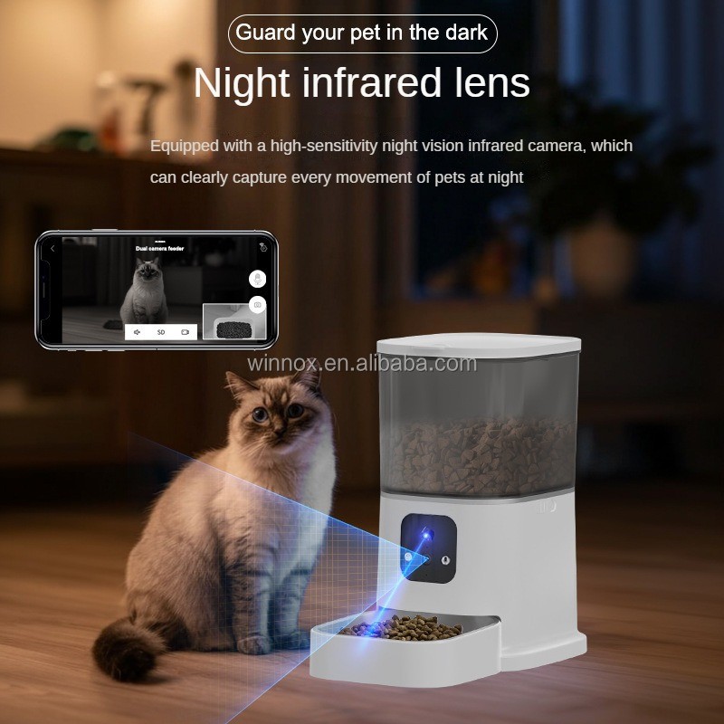 Pet Feeder Factory - 6L Wifi Camera Tuya App Control