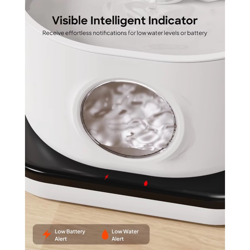 Pet Water Fountain Factory - 2.8L Cordless Automatic Plastic