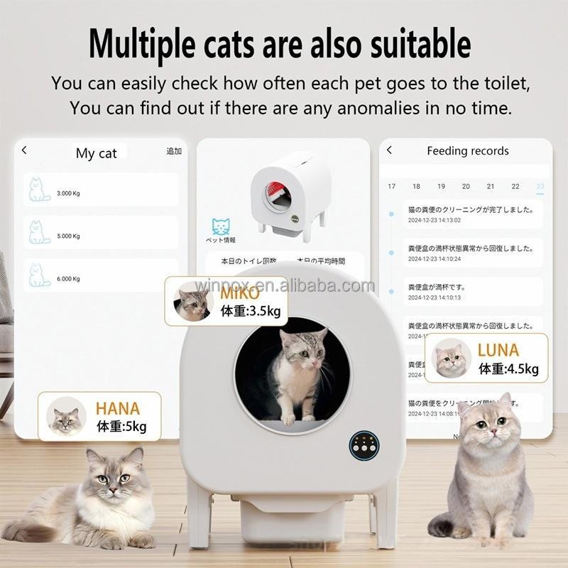 Cat Litter Box Factory - App Control Intelligent Self Cleaning