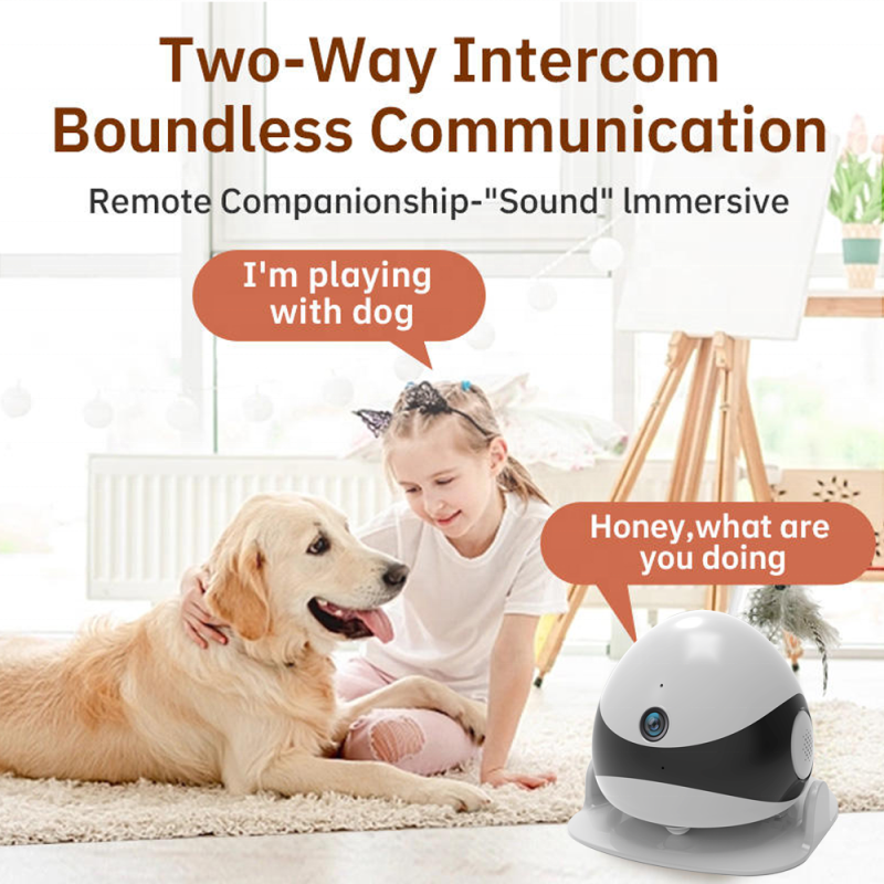 Pet Camera Supplier - Eco-Friendly WiFi 360°Move Robotic