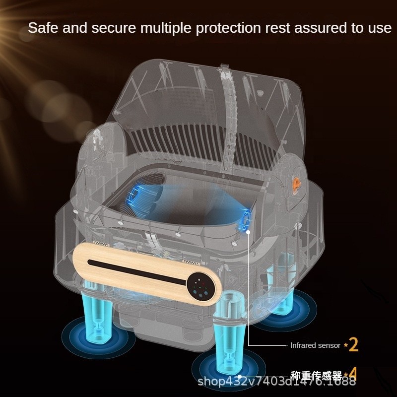 Cat Litter Box Supplier - APP Control Dual Safety Sensors