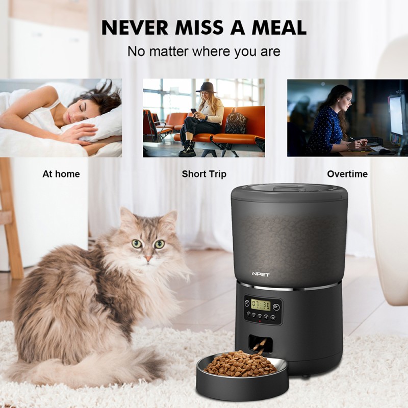 Pet Feeder Manufacturer - 4L Tuya App Control Wifi Camera