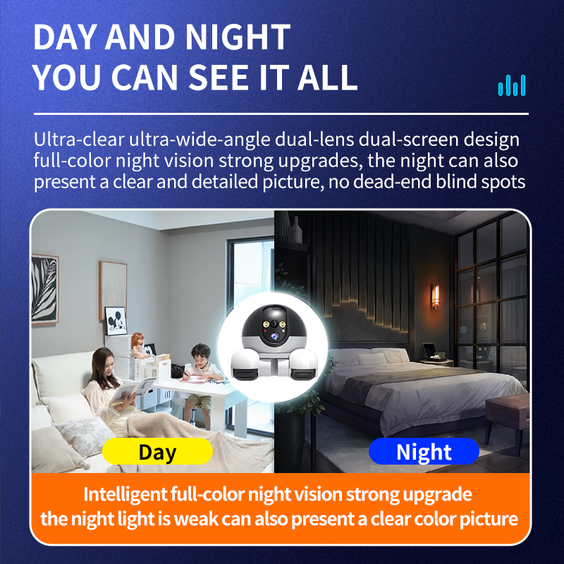 Indoor Security Camera Manufacturer - 2K Pan Tilt Motion Tracking