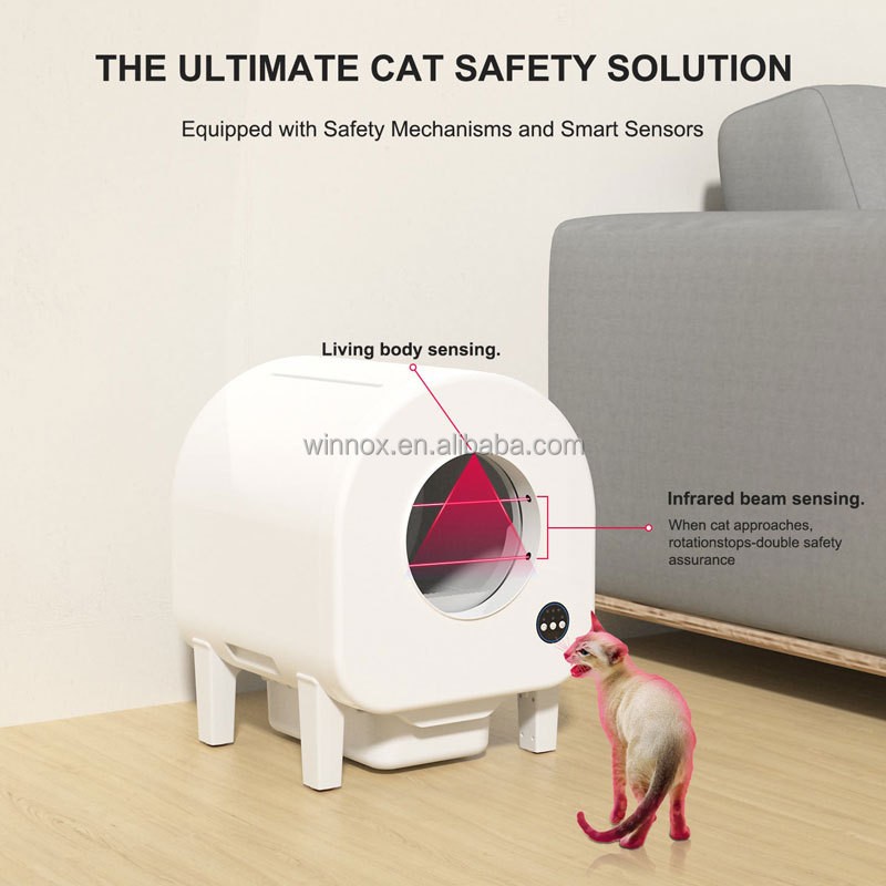 Cat Litter Box Supplier - Electric No Smell APP Control