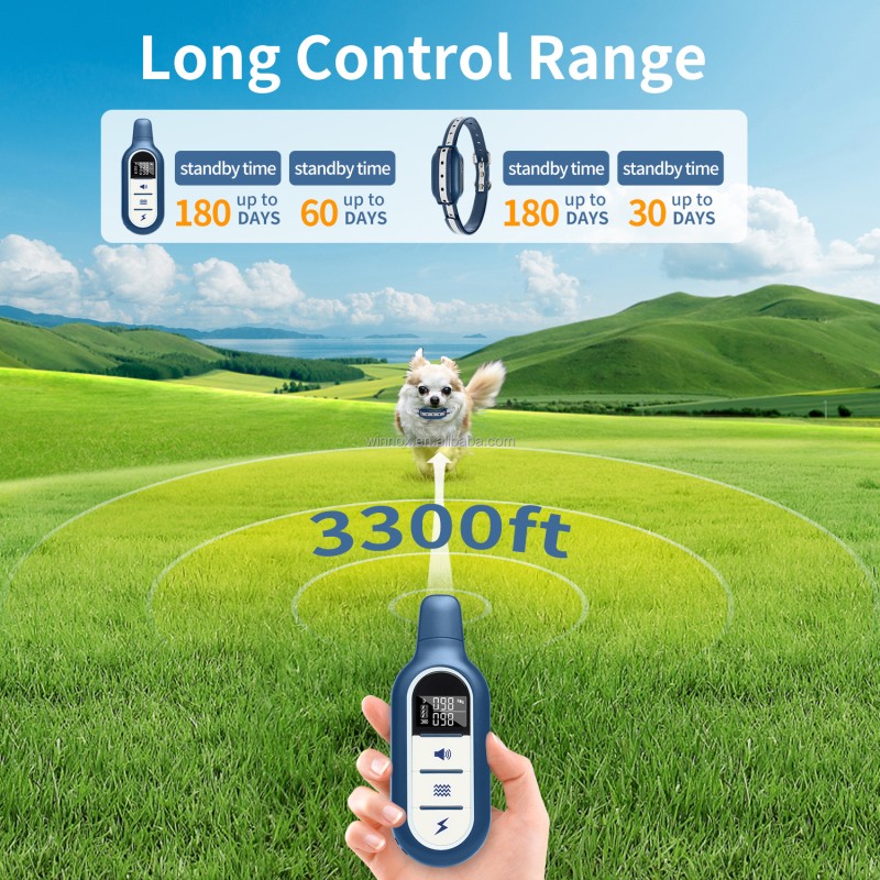 Dog Training Collar Manufacturer - IP67 Waterproof 30000 FT Range