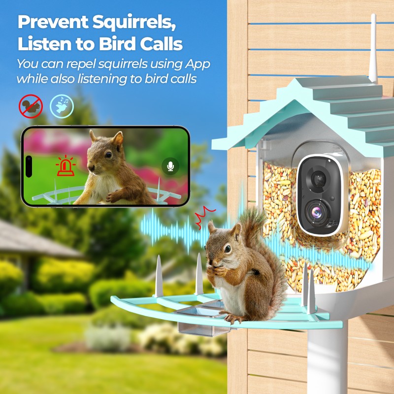 Bird Feeder Supplier - Solar-Powered IP65 Night Vision