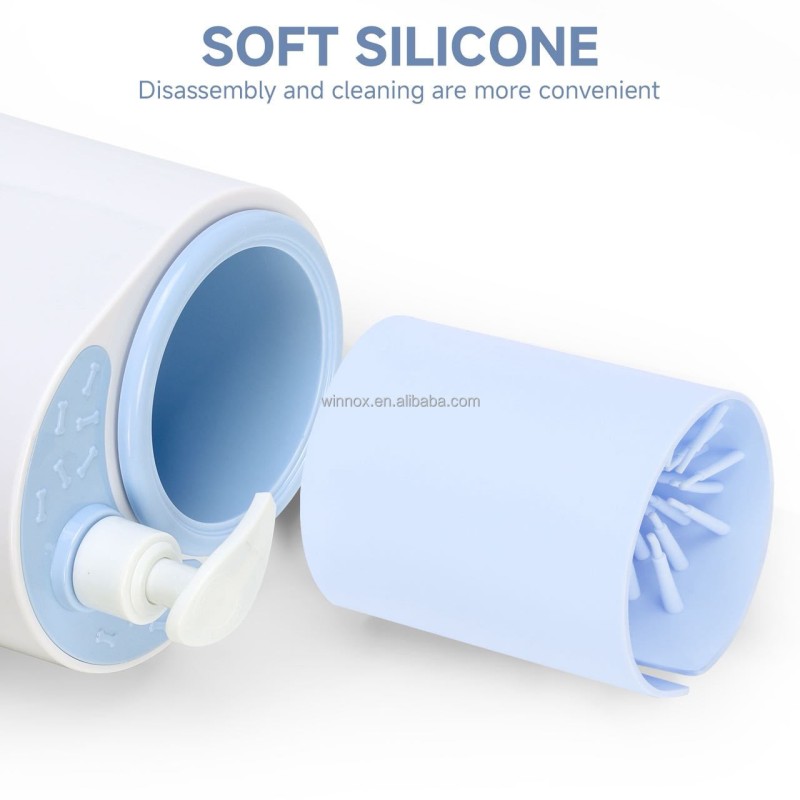 Dog Paw Cleaner Manufacturer - 2-in-1 Portable Silicone Washer