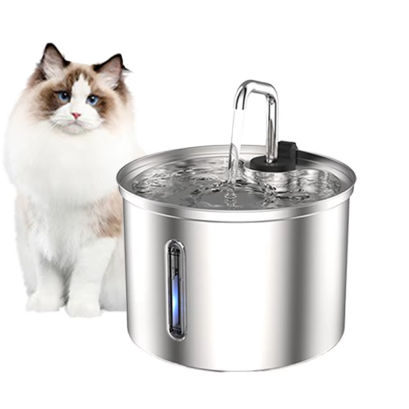 Pet Water Dispenser Manufacturer - 3L Rounded Portable Quiet