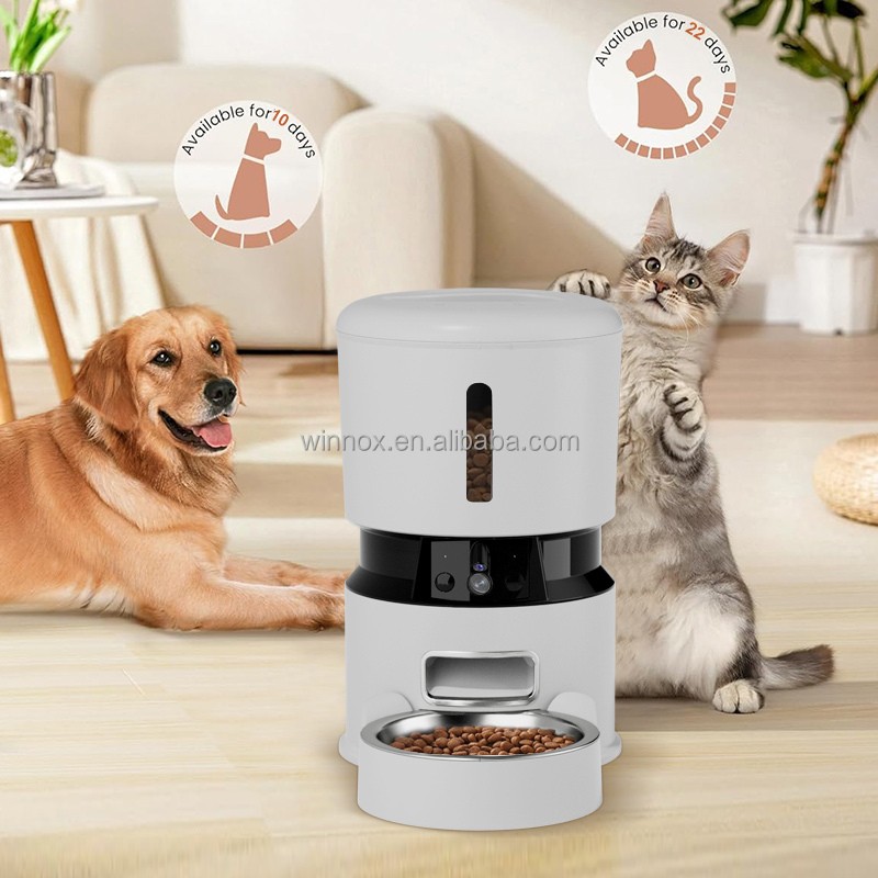 Pet Feeder Supplier - Double Bowl Automatic Stainless Steel
