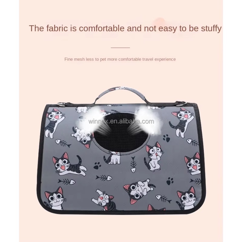 Pet Backpack Supplier - Foldable Oxford Single Shoulder