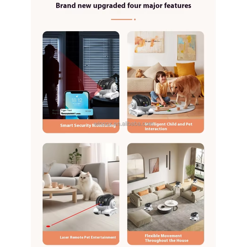 Pet Robot Factory - Smart Monitor Laser Toy 4K Camera