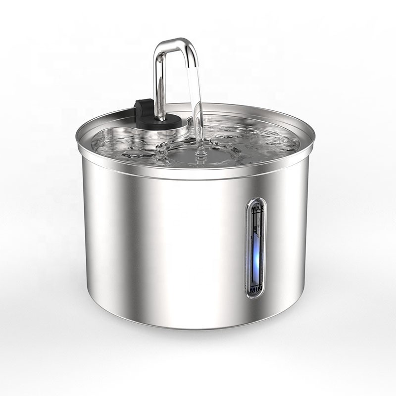 Pet Water Dispenser Manufacturer - 3L Rounded Portable Quiet