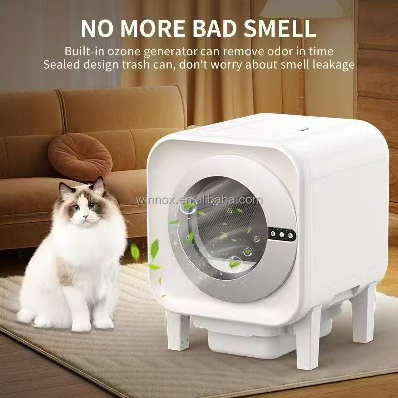 Cat Litter Box Supplier - Extra Large Low Noise App Control