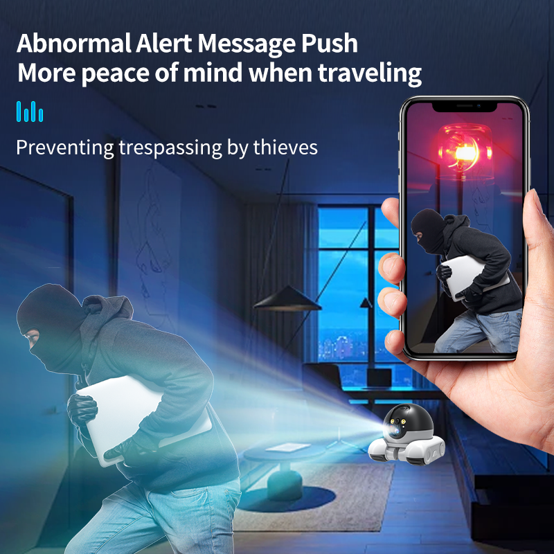 Pet Camera Factory - 2.4Ghz Moving Robot Smart Detection