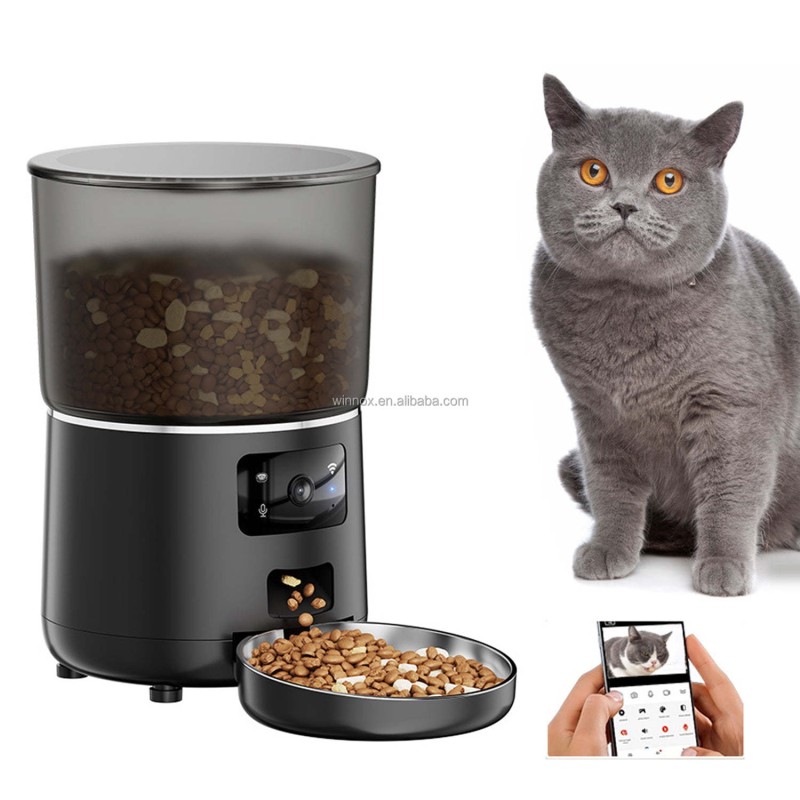 Pet Feeder Supplier - Tuya App Time Feeding Wifi Camera