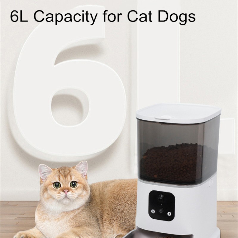 Pet Feeder Manufacturer - 6L WiFi Bluetooth Dual Power