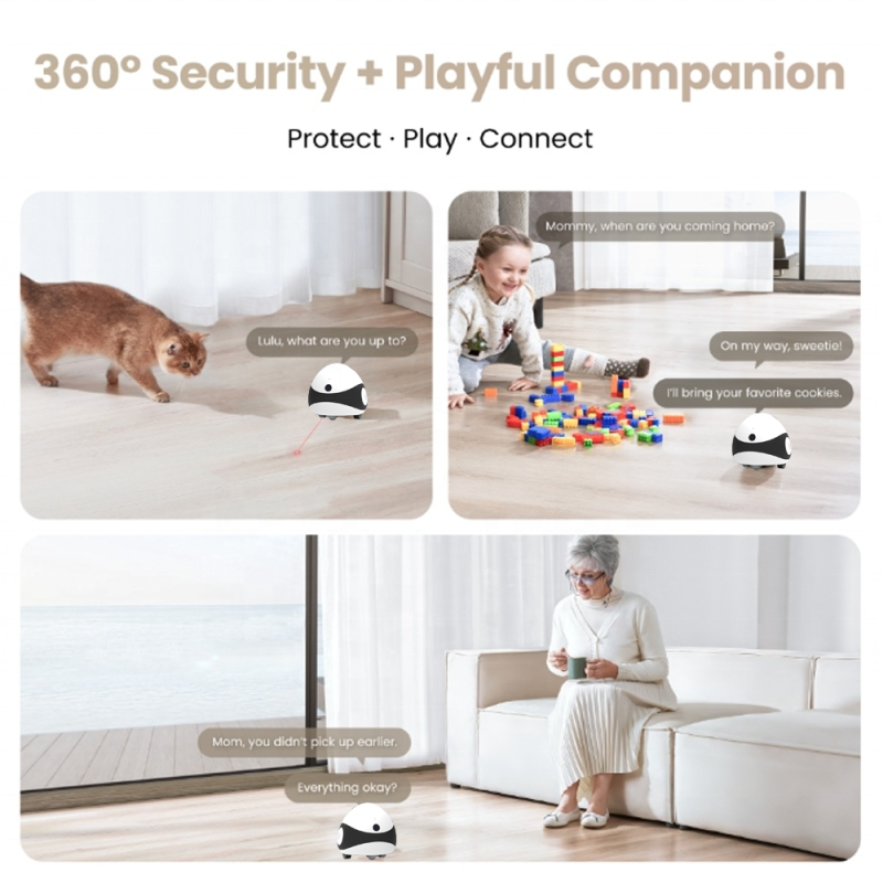 Pet Camera Supplier - Eco-Friendly WiFi 360°Move Robotic