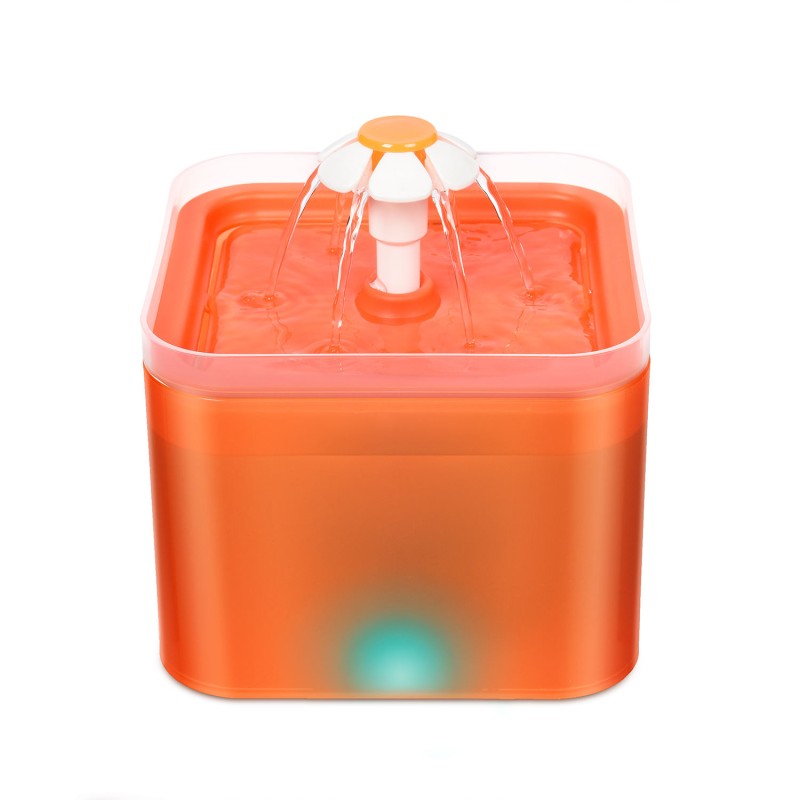 Pet Water Feeder Factory - 2L Translucent Filtered Fountain