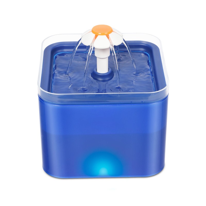 Pet Water Feeder Factory - 2L Translucent Filtered Fountain