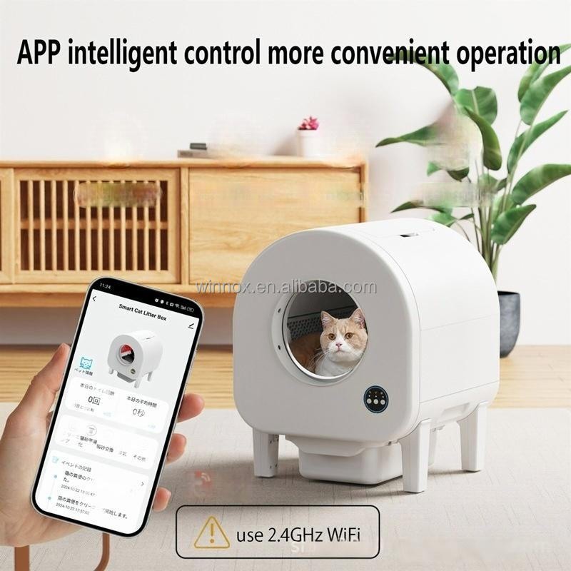 Cat Litter Box Supplier - Tuya APP Extra Large Self-Cleaning