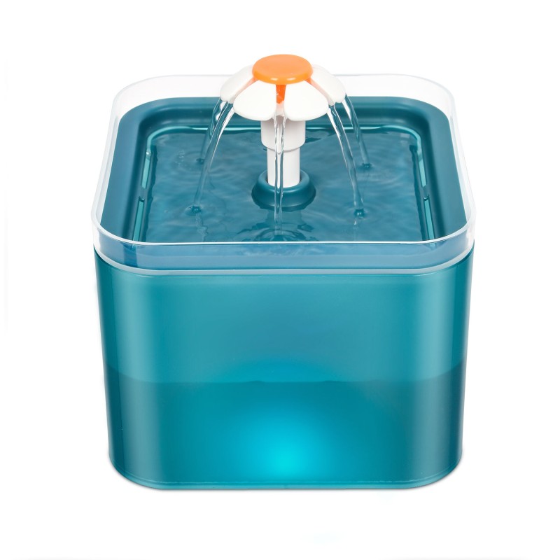 Pet Water Feeder Factory - 2L Translucent Filtered Fountain