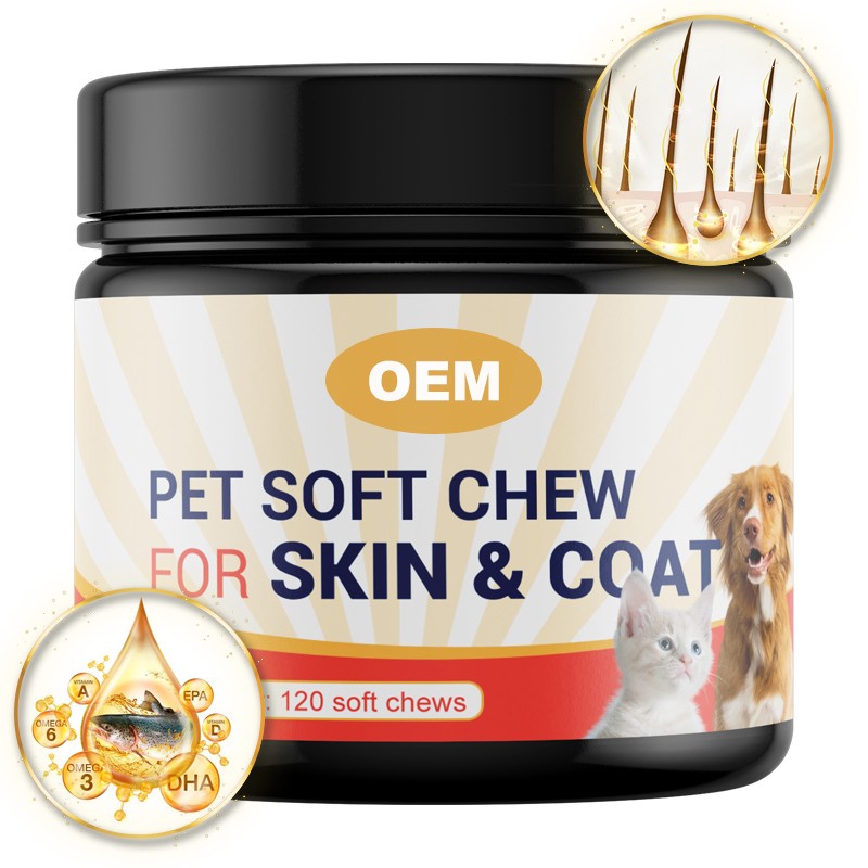 Dog Skin Coat Chews Manufacturer - Private Label Itchy Skin Allergy Relief