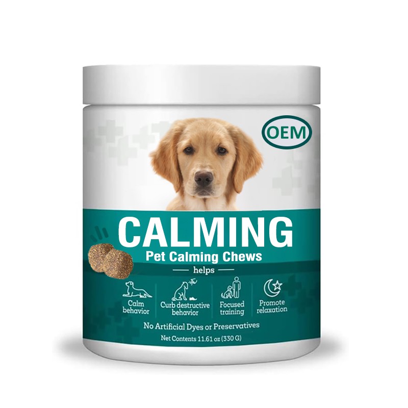 Pet Calming Chews Supplier - Advanced Hemp Chamomile Anxiety Sleep Support