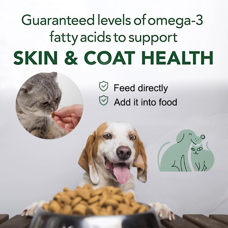 Dog Skin Coat Chews Manufacturer - Private Label Itchy Skin Allergy Relief