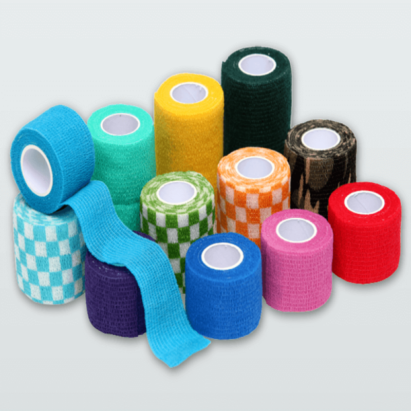 First Aid Vet Tape Factory - OEM Colorful Self Adhesive Cohesive Wrap