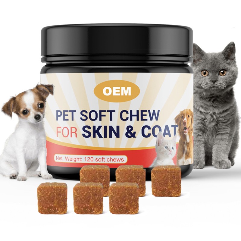 Dog Skin Coat Chews Manufacturer - Private Label Itchy Skin Allergy Relief