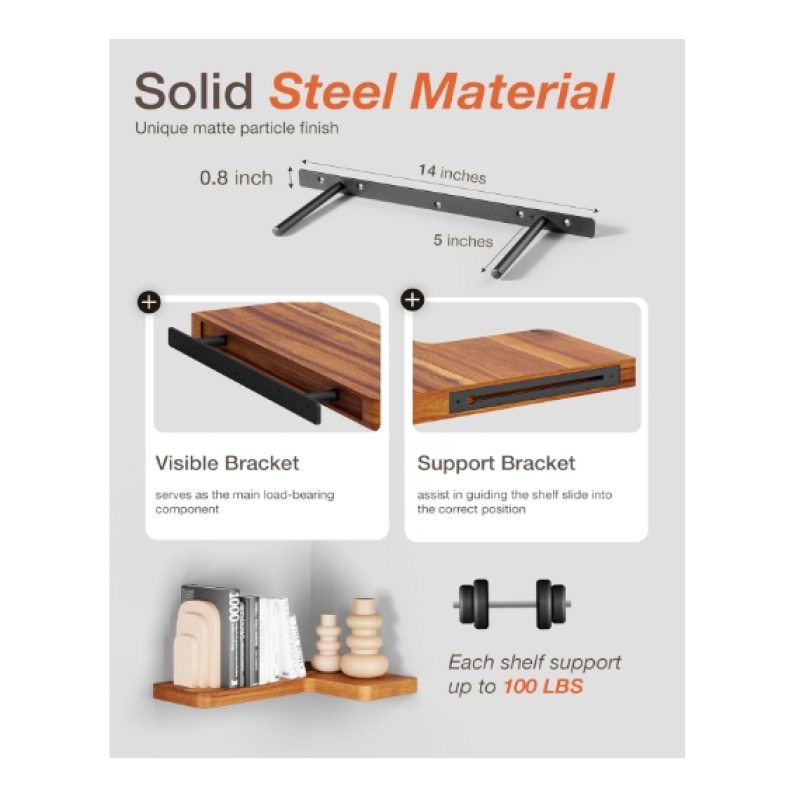 Display Shelves Factory - Set of 4 Engineered Wood