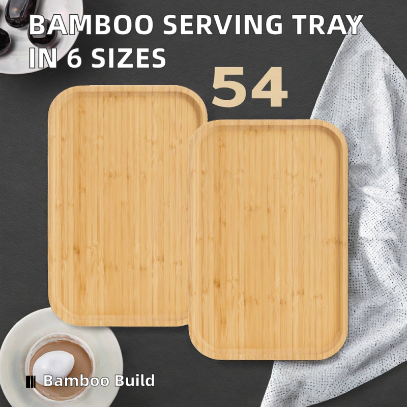 Bamboo Tray Manufacturer - Japanese Style Rectangular Serving