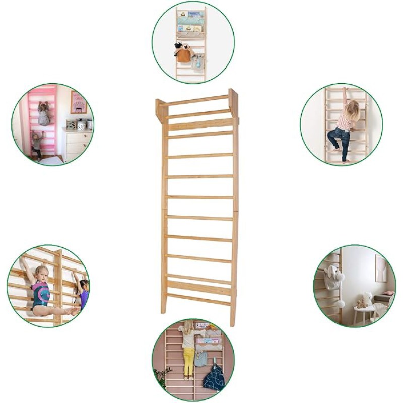 Gymnastics Bar Manufacturer - Wood Stall Bar Wall Mounted