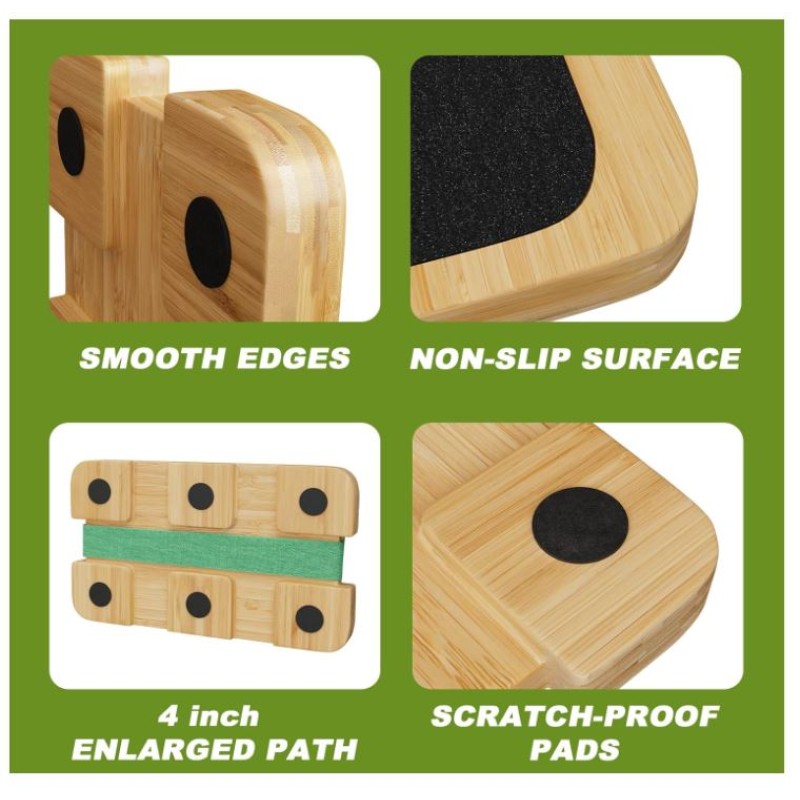 Fitness Board Factory - Wood Resistance Band Foot Plate