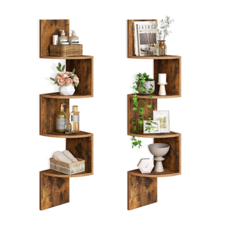 Wall Shelves Factory - Acacia Wood Space Saving