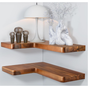 Hanging Shelves Factory - 2 Tier Wooden Tree Design