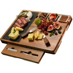 Charcuterie Board Supplier - Large Acacia Wood Cheese Knife Set
