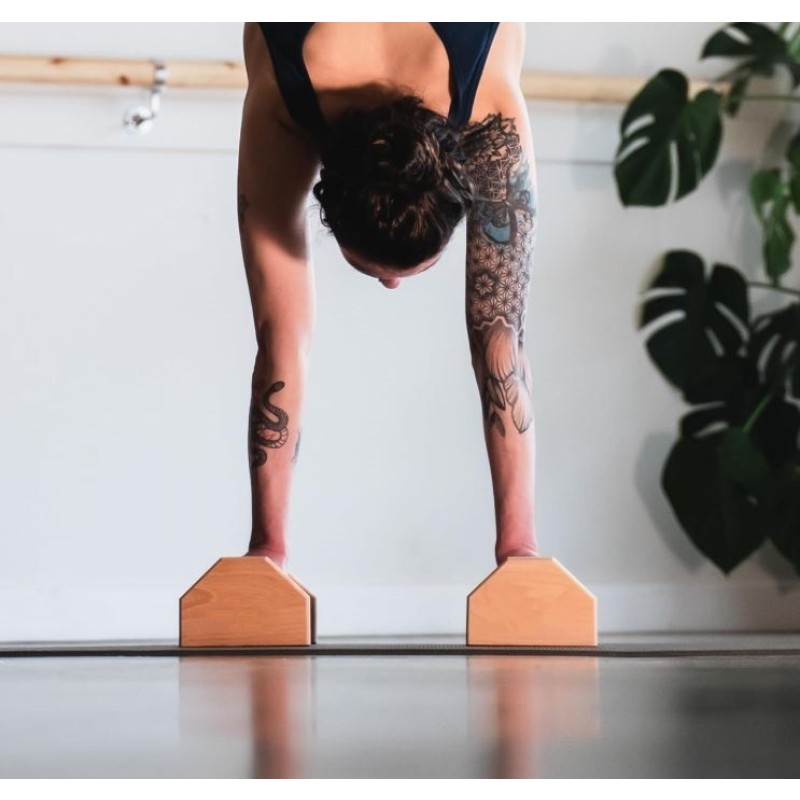 Parallettes Bars Factory - Wood Stand Push Up Bar