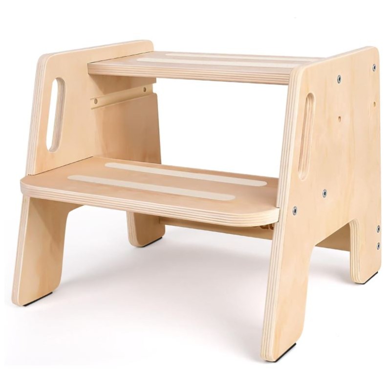 Toddler Stool Manufacturer - Adjustable 2 Step with Handles