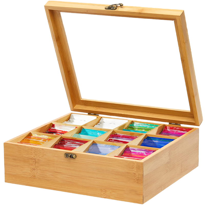 Bread Box Manufacturer - Vintage Bamboo Rectangular Bin