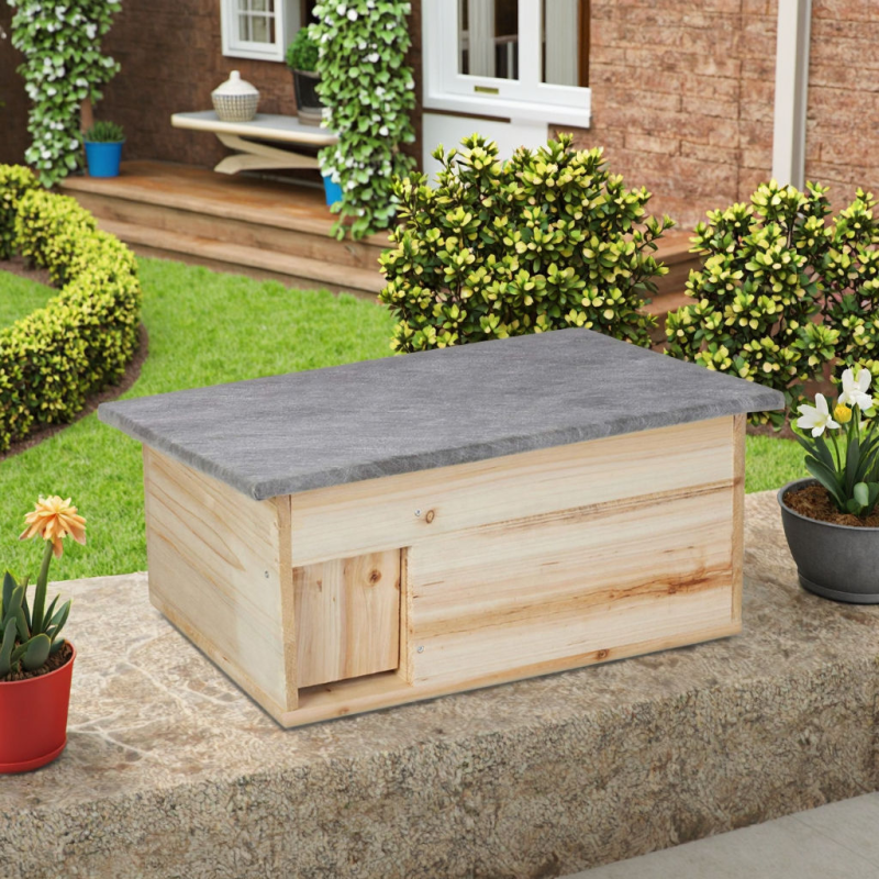 Hedgehog House Manufacturer - Wooden Hideout Shelter