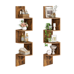 Wall Shelves Supplier - 2 Tier Wooden Tree Bookshelf