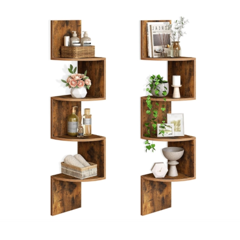 Wall Shelves Supplier - 2 Tier Wooden Tree Bookshelf