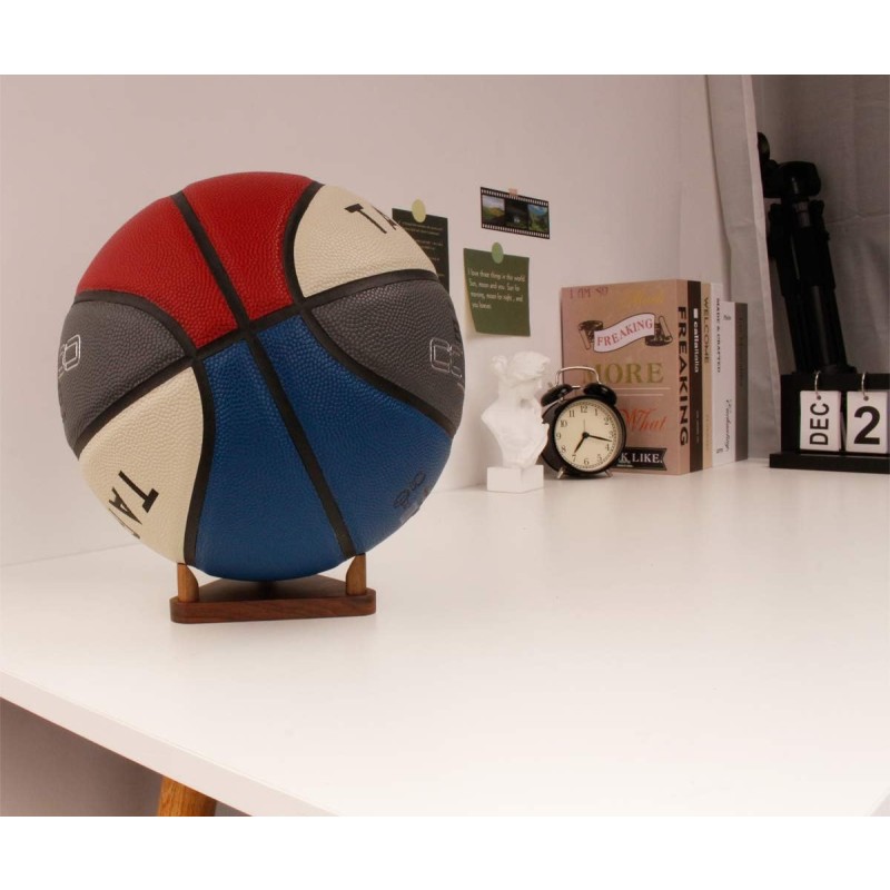 Ball Display Stand Supplier - 4 Pack Wooden Sports Memorabilia